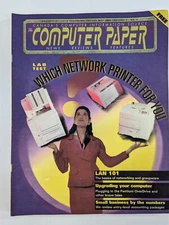Vintage Magazine Computer Paper Computer Info Resource May 1996