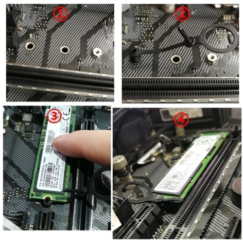 Nowy zestaw do M.2 Wsparcie Śruba standoff SSD Zestaw montażowy do płyty głównej Ha - Zdjęcie 2 z 8