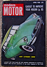 Modern Motor 1956 Feb Chevrolet AC Ace Mercedes 190SL Citroen M D Type Jaguar Ro