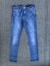Guess Jeans Girls Junior Size 12 Medium Wash Blue Slim Fit Skinny Pant