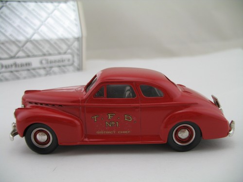 Durham Classics Car DC-5A: 1941 Chevrolet 2 Door Coupe, Toronto Fire Chief, Box - Picture 2 of 15