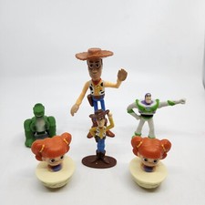 Lot of 6 McDonalds  Burger King Toy Story Kids Meal Sheriff Woody Buzz