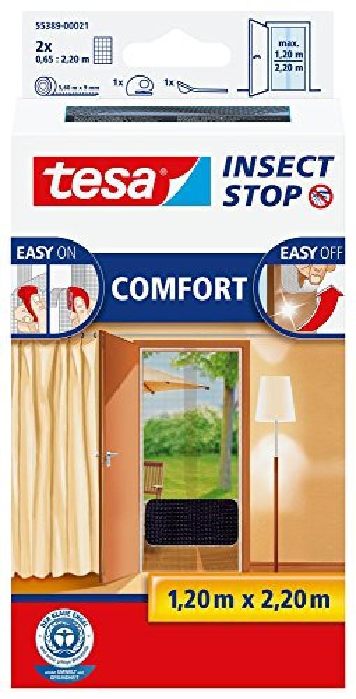 TESA Insect Stop Comfort zanzariera Porta Argento - NUOVO