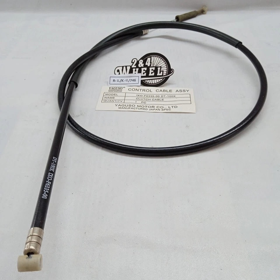 雅马哈 DT100 DT 100 DT100X DT 100 X 离合器电缆 1XO-F6335-00 NOS — 第 2/3 张图片