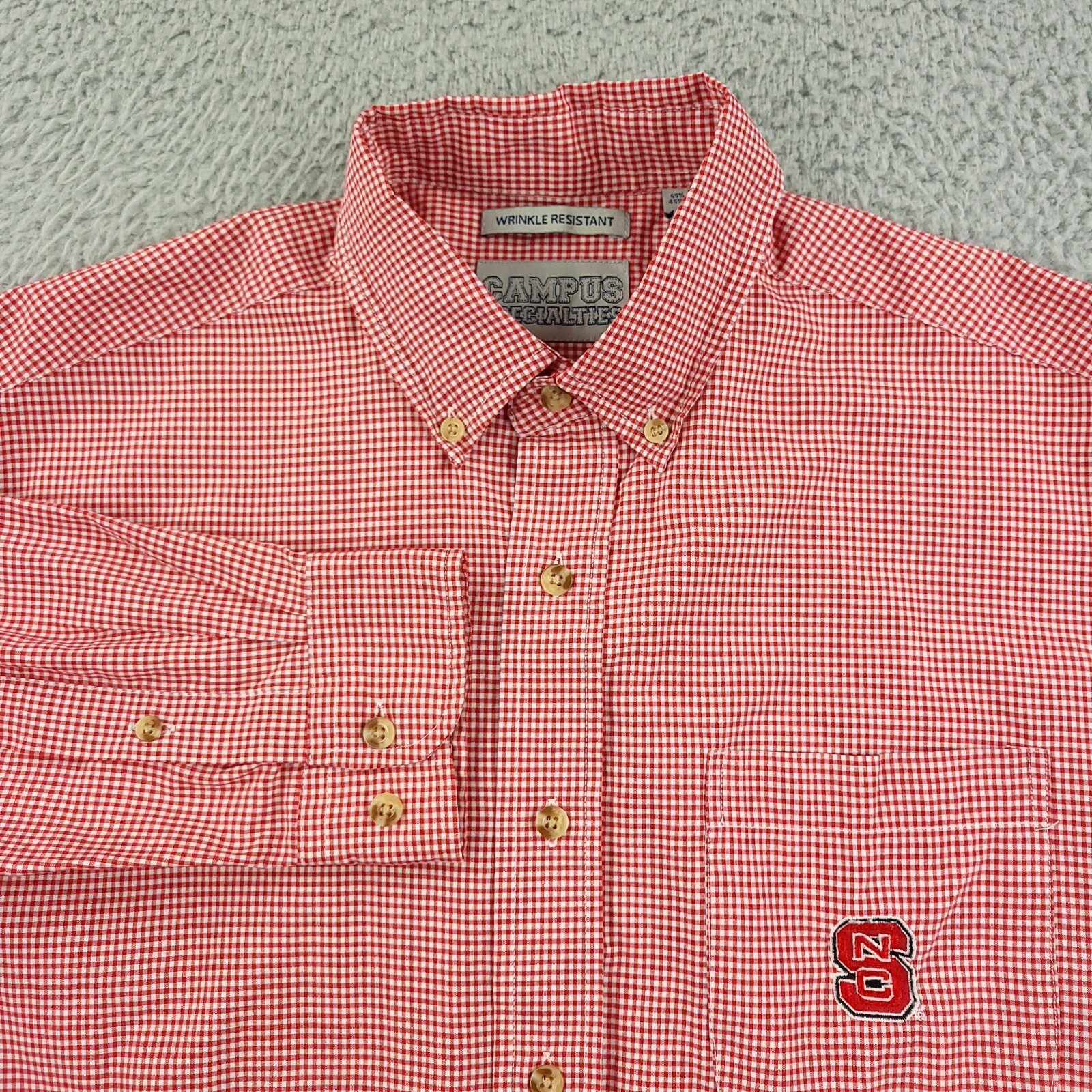 NC State Wolfpack Shirt Mens Medium Red Campus Specialties Football NCAA