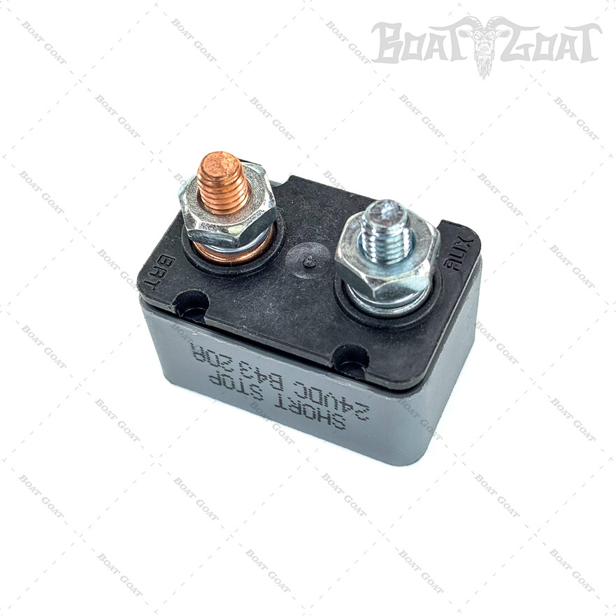 トクラです。 Minn Kota Deck Hand Circuit Breaker - 20 AMP Manual Reset - DH15