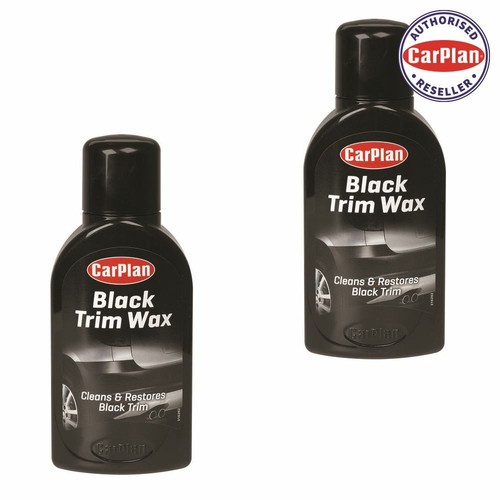CarPlan BTW375 Trim Wax Plastic Bumpers Restorer Black 375mL x2 Treatment 5010373087909 eBay