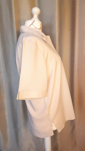 Bella camicia da donna "EURO NUOVA MODA" qualità taglia XL FR48 US16 UK20 EUR46 - Foto 4 di 8
