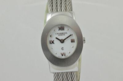 PHILIPPE CHARRIOL DAMEN UHR AZURO COLUMBUS QUARZ DAMEN UHR 24MM 2 ARMBANDUHR 3