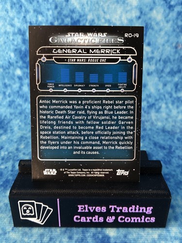 Star Wars: Galactic Files 2018 BLUE Parallel SINGLE Non-Sport Trading Card Topps - Picture 174 of 294