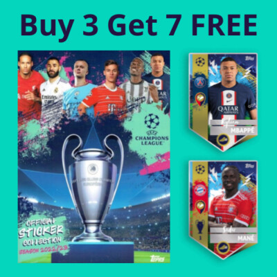 Topps UEFA Champions League Sticker 2022-2023 (FULL STOCK) - 1-242
