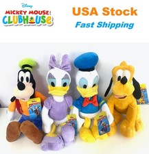 Plush Doll Mickey Mouse Clubhouse Disney Junior Daisy Donald Goofy Pluto 12-16''