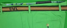 Hand-Needlepoint Repp Stripe Burg/ Olive  Navy Belt
