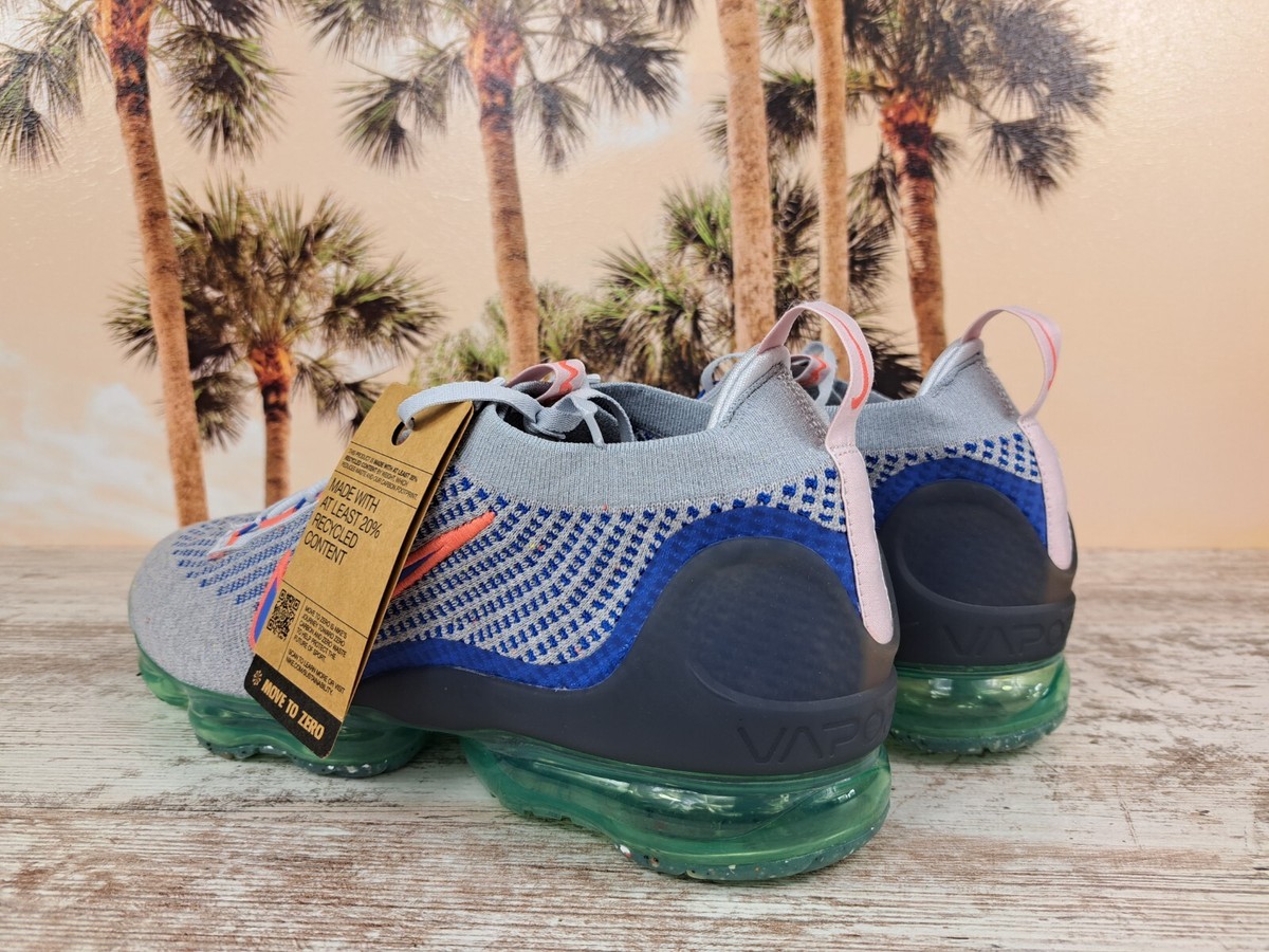 Nike Air VaporMax 2021 FK Flyknit Wolf Grey Blue DQ3974 001 Men's