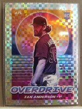 Ian Anderson 2021 Chronicles Baseball OVERDRIVE BUILDING BLOCKS RC card #14