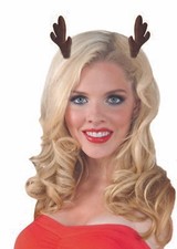 Reindeer Antler Hair Clips Costume Accessory Party