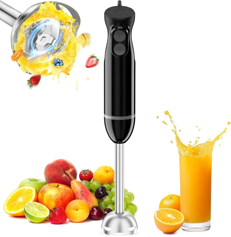 electric handheld stick blender for soup and baby food
