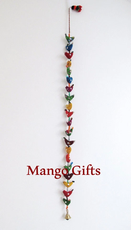 Indio Tradicional Veinte Pájaros Puerta Colgante Móvil Decoración Hogar Acentos Foto 2 de 4