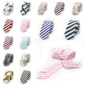 Men/'s Skinny Linen Tie Striped Animal Print Slim New Necktie For Party Wedding