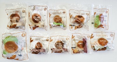 2019 McDonald's The Lion King Happy Meal Toys - Complete Set of 10 NIP