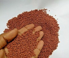 Red Floating Fish Food Pellets  Medium Goldfish Feed  Color Enhancer Formula