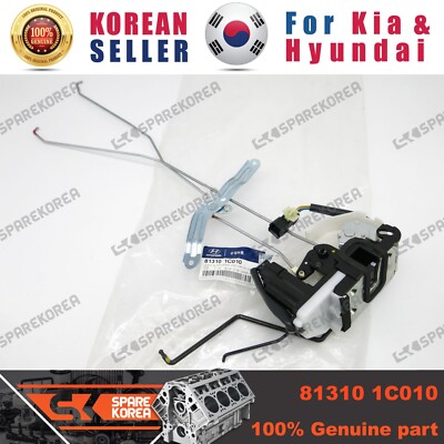 Genuine/OEM 813101C010 LATCH & ACTUATOR-FRT DR O/R,LH for Hyundai Click (Getz)