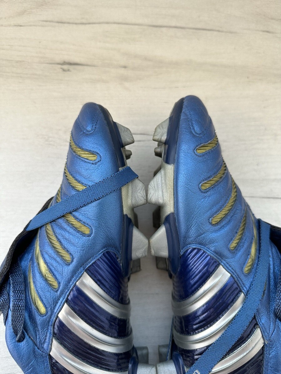 Adidas Predator Pulse FG Blue Metallic Football Cleats Boots US8 1