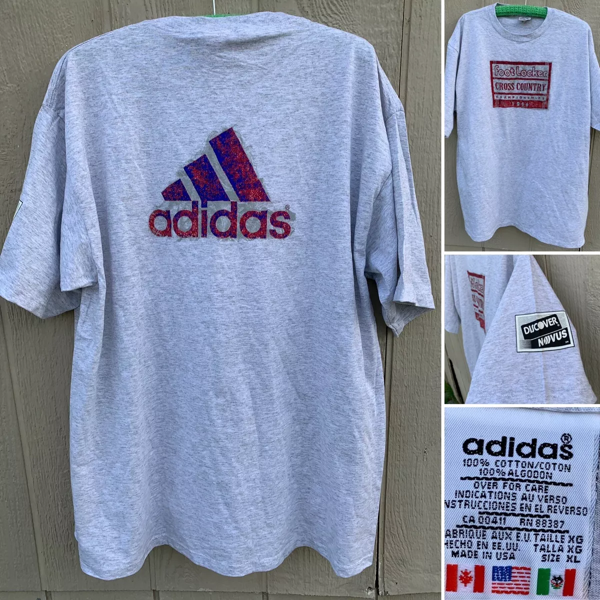 vintage adidas Foot Locker Cross Country Championships 1996 t