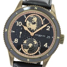 Montblanc 1858 Geosphere Limited Edition 119347 Bronze Auto from Japan G1016