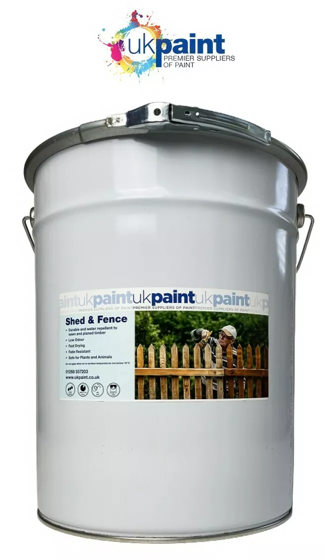 UK PAINT Shed Fence Paint 20L Dark Grey eBay
