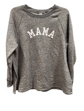 Old Navy Mama Maternity Sweatshirt Medium Gray AK45