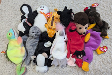 Beanie Babies lot with tags Patti, Scottie, Twigs, Iggy, Daisy, etc 