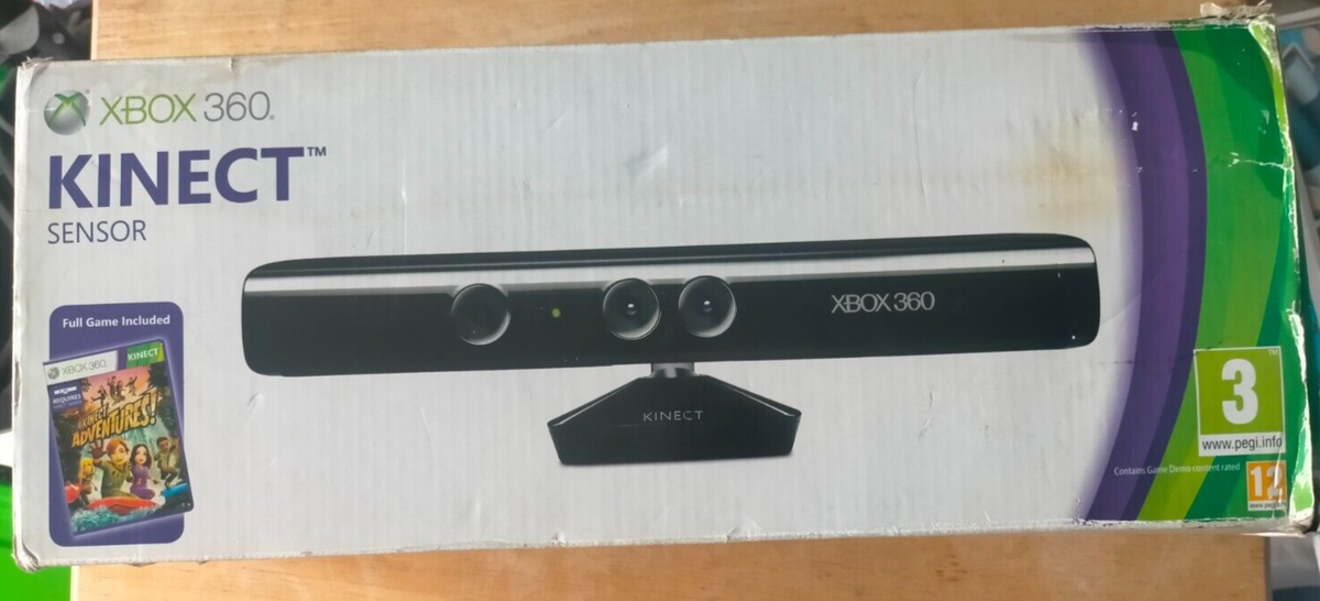 Microsoft Kinect Sensor Camera for Xbox 360 Bundle With Games
