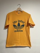 Vintage 70s Adidas Instep Ringer Tshirt Size Medium RARE Logo