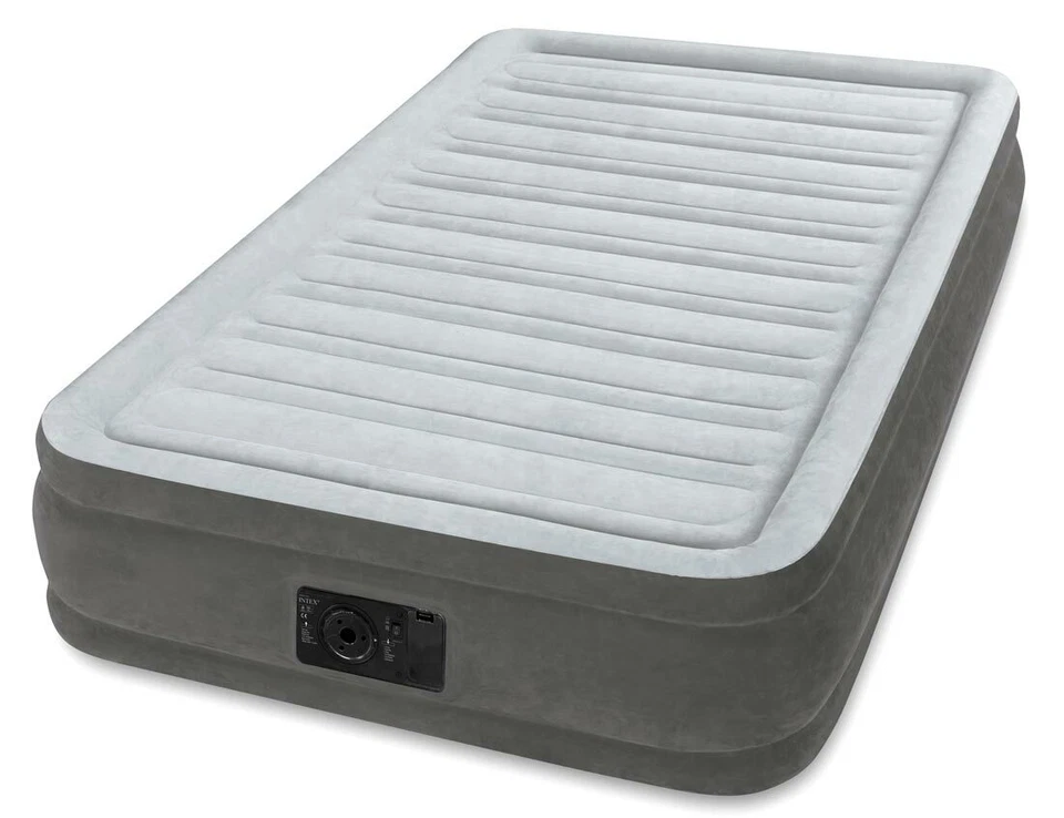 Intex 67766 Materasso gonfiabile letto singolo comfort Dura Beam con pompa Rotex - Immagine 4 di 4