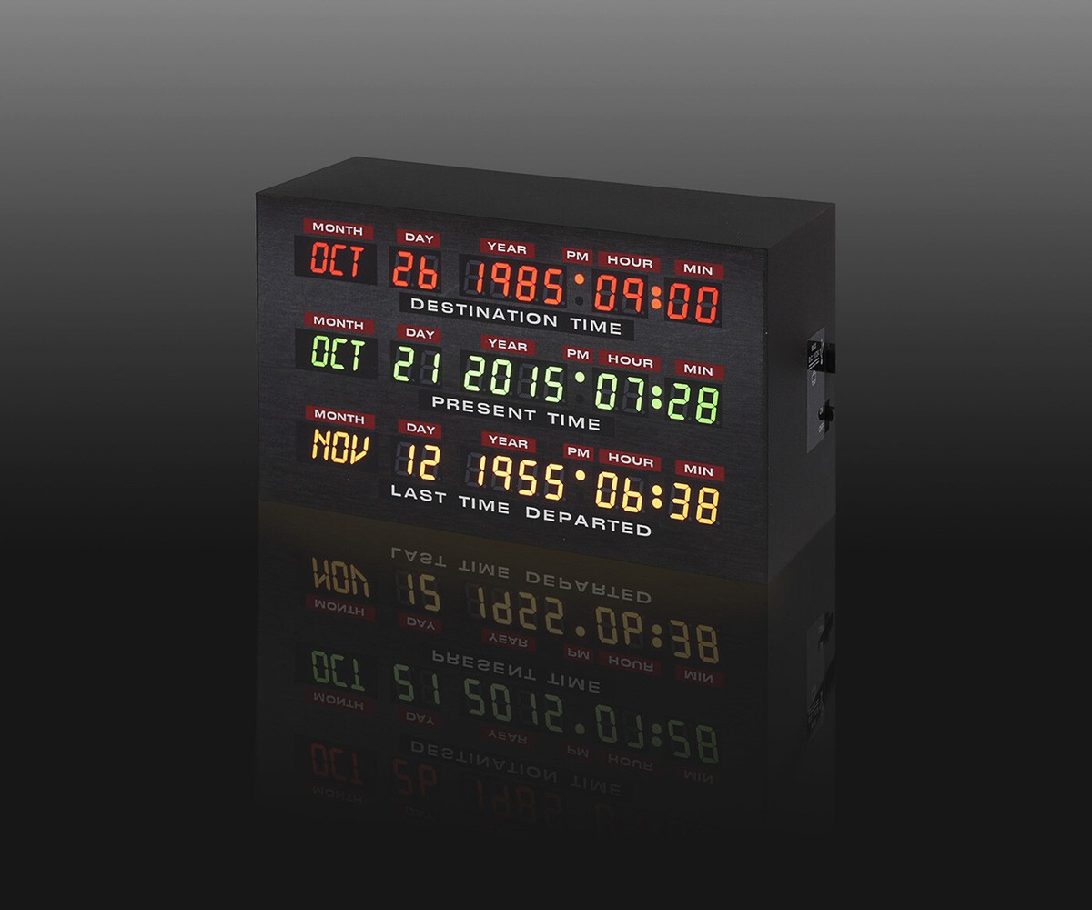Back to the Future Hot Toys Lightbox Time Circuit Official