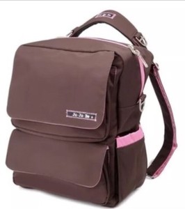 Buy Alameda Convertible Diaper Bag Backpack With Nappy Mat And Bottle Holder Brown Uae Shopping Arena