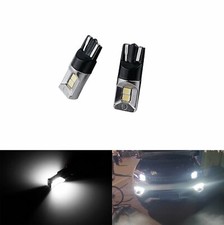 2x T10 LED Sidelight Indicator W5W Reverse Brake Light 168 501 DRL Bulbs White