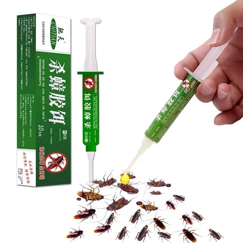 Produit anti cafard puissant : gel anti cafards - 2 seringues