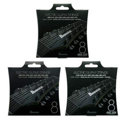 Ibanez - Saiten für 8-string E-Gitarre, IEGS8, IEGS81, IEGS82