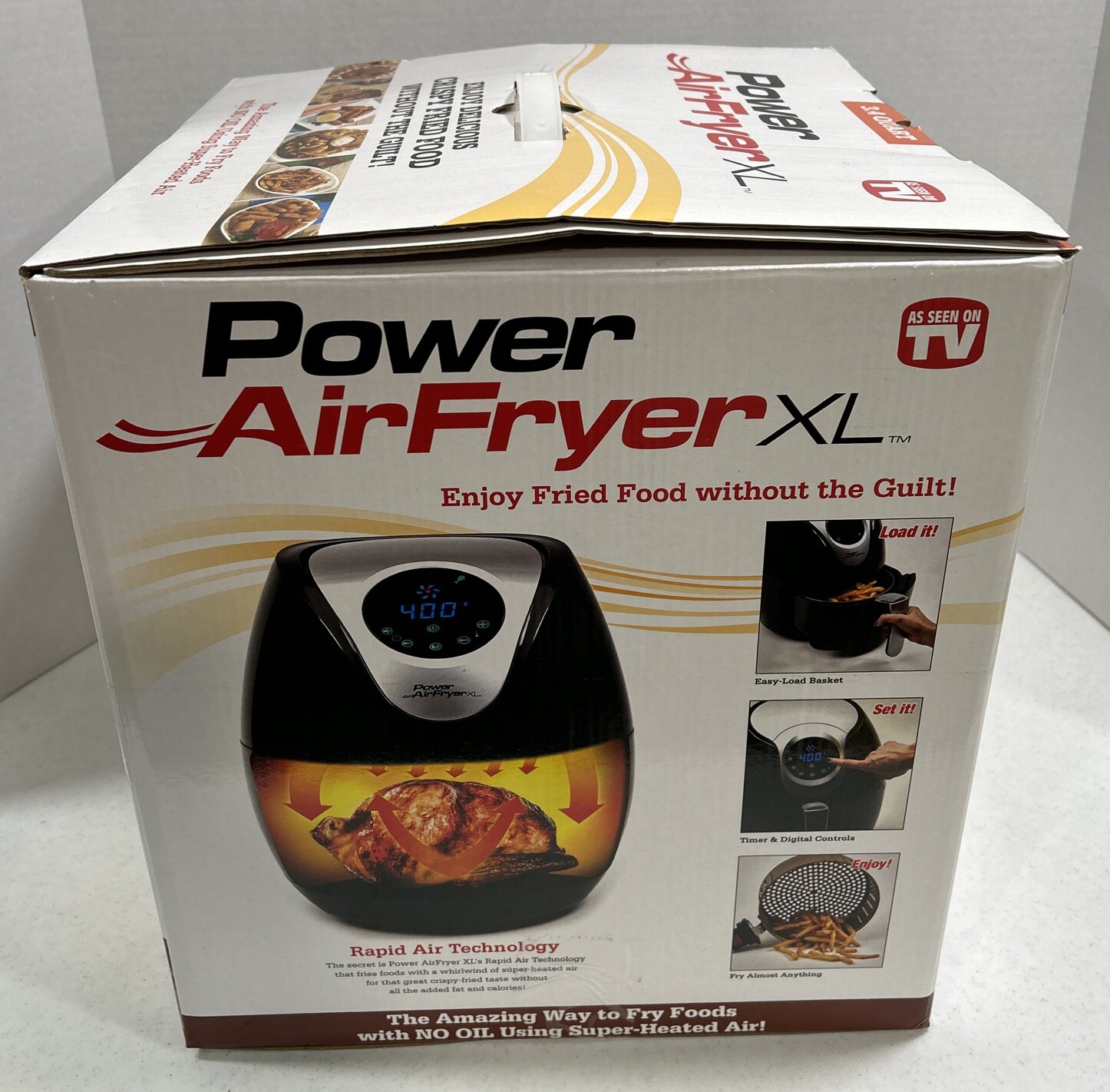 Tristar Power AirFryer XL Model AF340 3.4 Quart Black 1500W W/Recipe