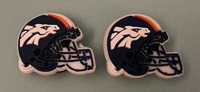 NFL Denver Broncos Football Helmet Croc Charm Shoe Accessories