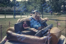 1976 35mm Slide King's Island Amusement Park Ohio Fred Flintstone Car #3147