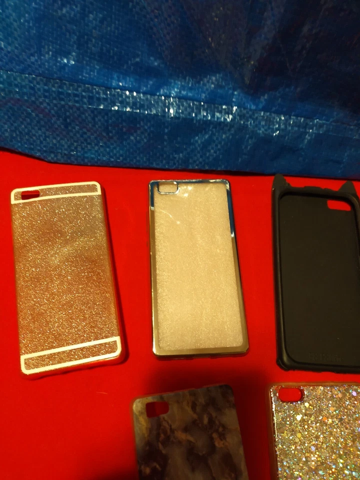 📌 CUSTODIE PHONE COVERS MORBIDE SILICONE FIT HUAWEI P8 .. (alcune nuove..!!) 🦩 - Immagine 3 di 4