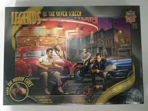 Masterpieces Legends of the Silver Screen 1000 Piece Jigsaw Puzzle SEALED Elvis