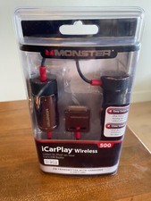 New Monster iCarPlay Wireless 500 iPod FM Transmitter with Charging 3.28 FT