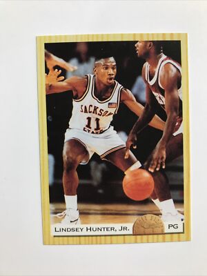 1993-94 Classic Draft Picks Lindsey Hunter Jackson State #7 Pistons