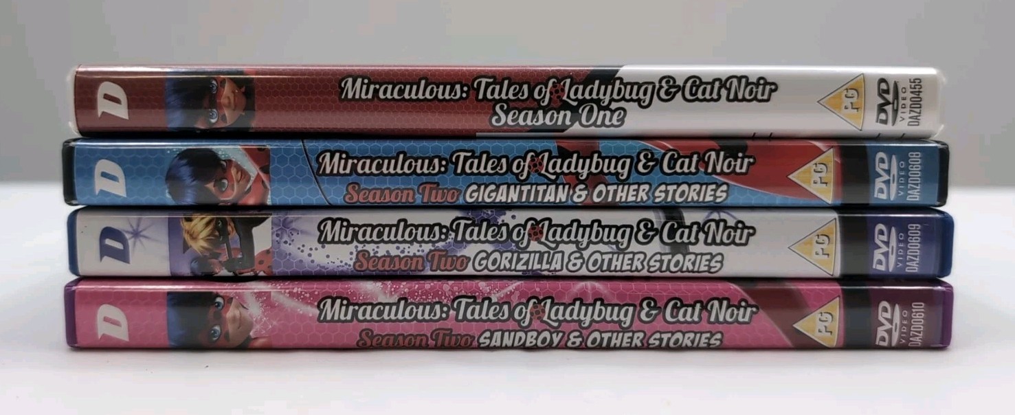 Miraculous Tales of Ladybug & Cat Noir Complete Season One & Extra DVDs
