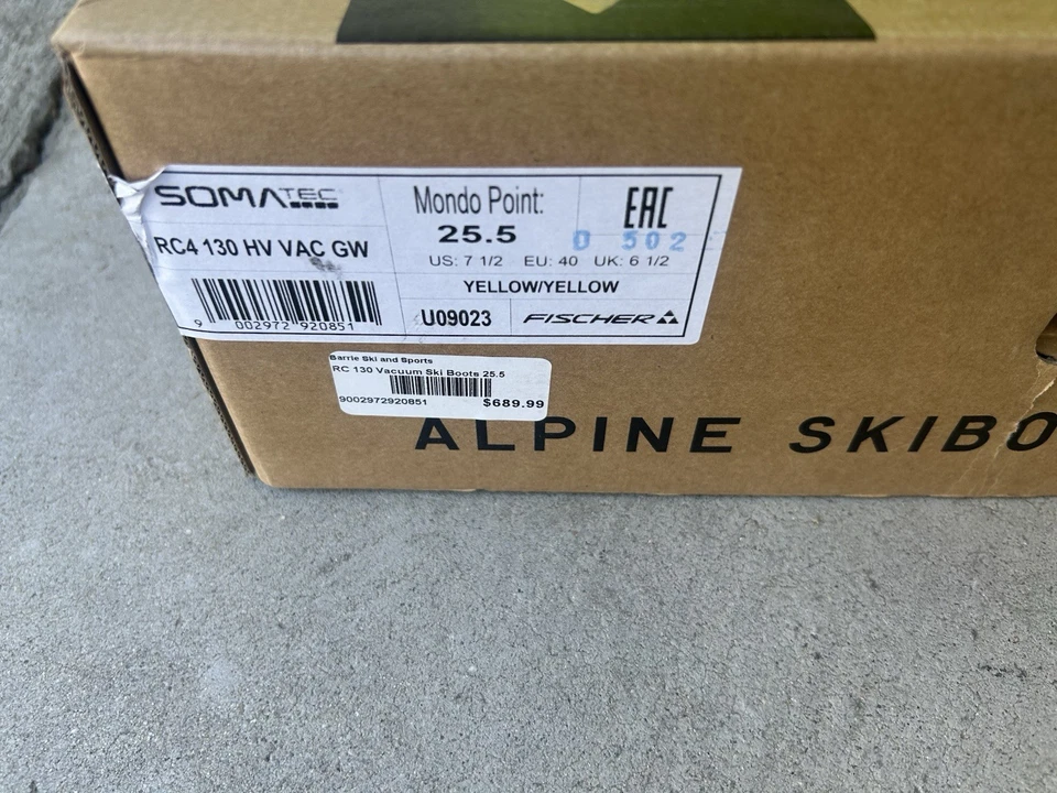 BOTAS ESQUÍ FISCHER RC4 130 HV GW 2025 NUEVAS (25.5) Foto 3 de 4