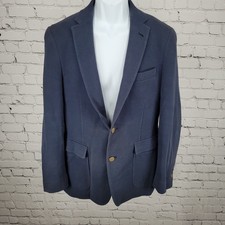 VTG Brooks Brothers Red Fleece Label Navy Blazer Sport Coat Size Medium M